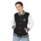 As Above So Below Embroidered Letterman Jacket