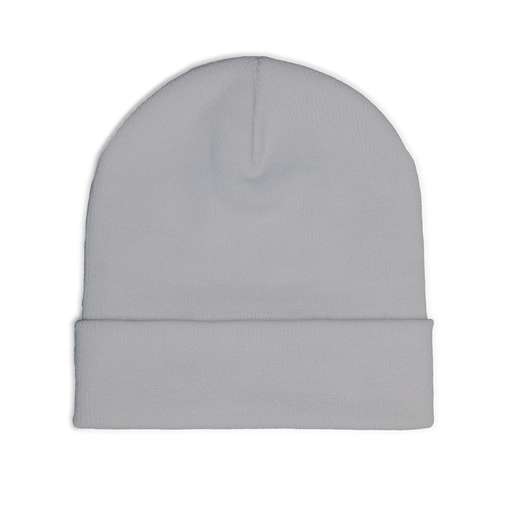 Minimal Gothic Embroidered Knit Beanie — S/H Winter Hat