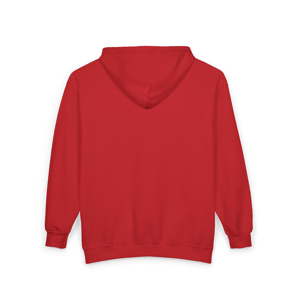 Severed Halo Zip Hoodie — Embroidered Logo Zip-Up Sweatshirt