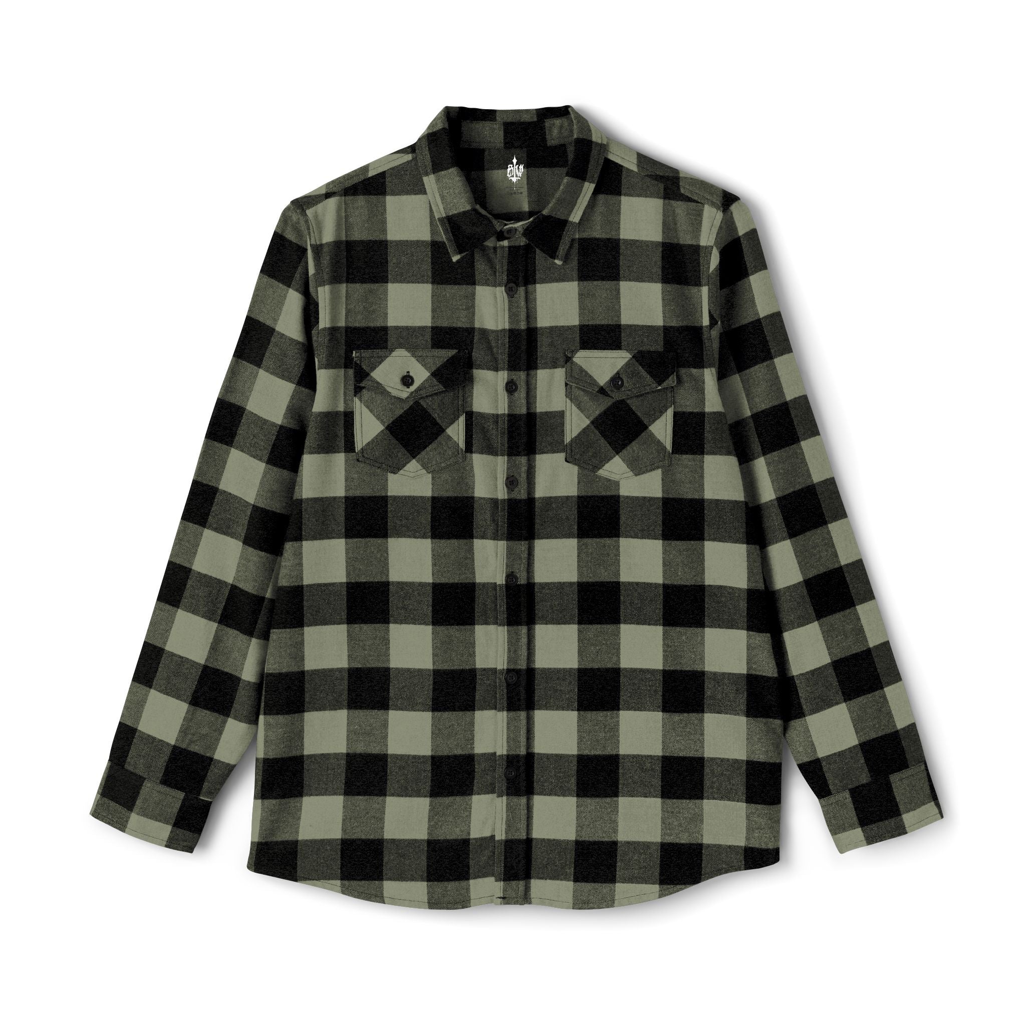 As Above So Below Back Graphic Flannel Shirt