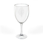 Severed Halo - Engraved 10.5oz Wine Glass — Elegant Tree of Life Design