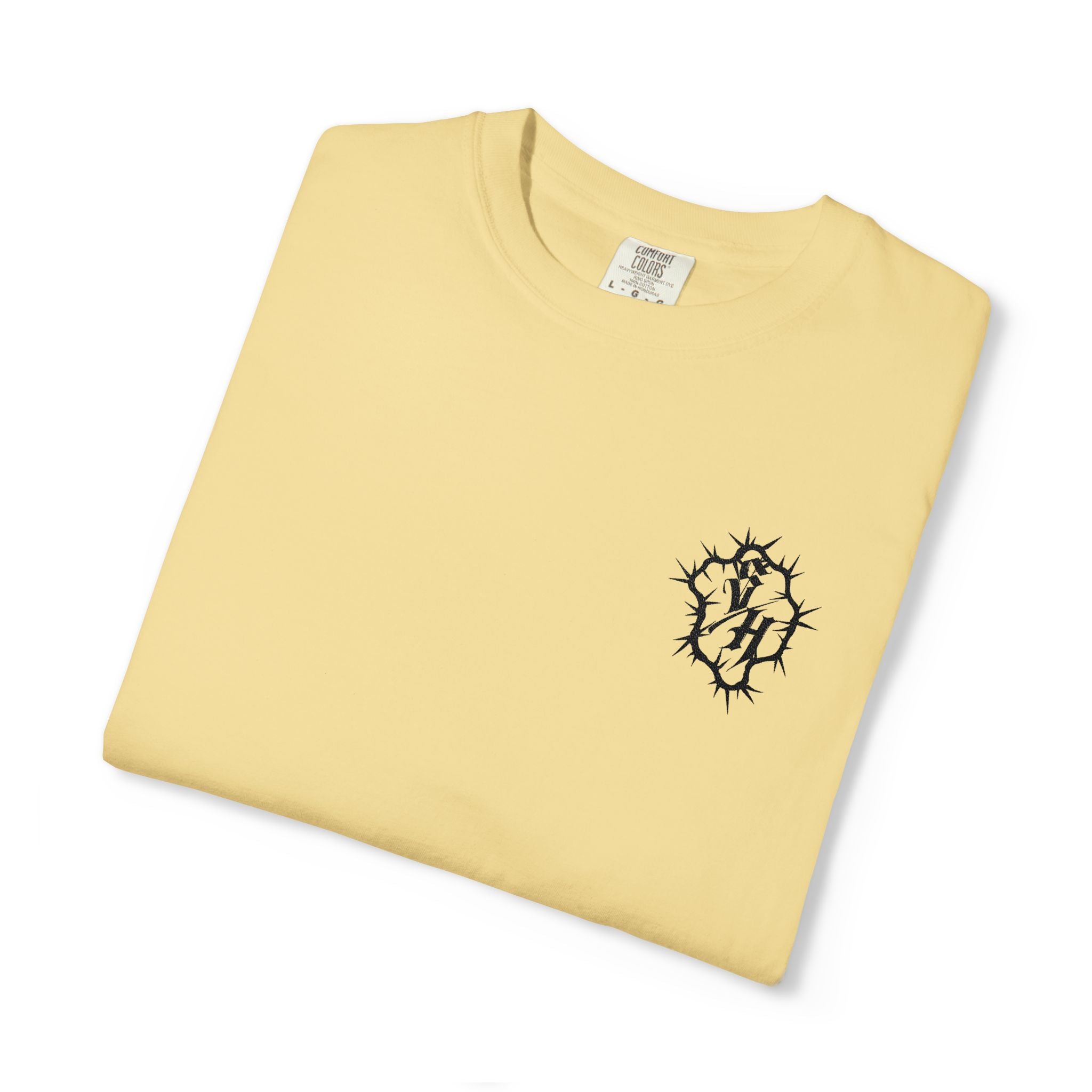 Embroidered Pocket Logo T-Shirt — Custom Color Choice