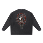 Severed Halo - Mineral Wash Waffle Oversized T-Shirt
