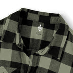 As Above So Below Back Graphic Flannel Shirt