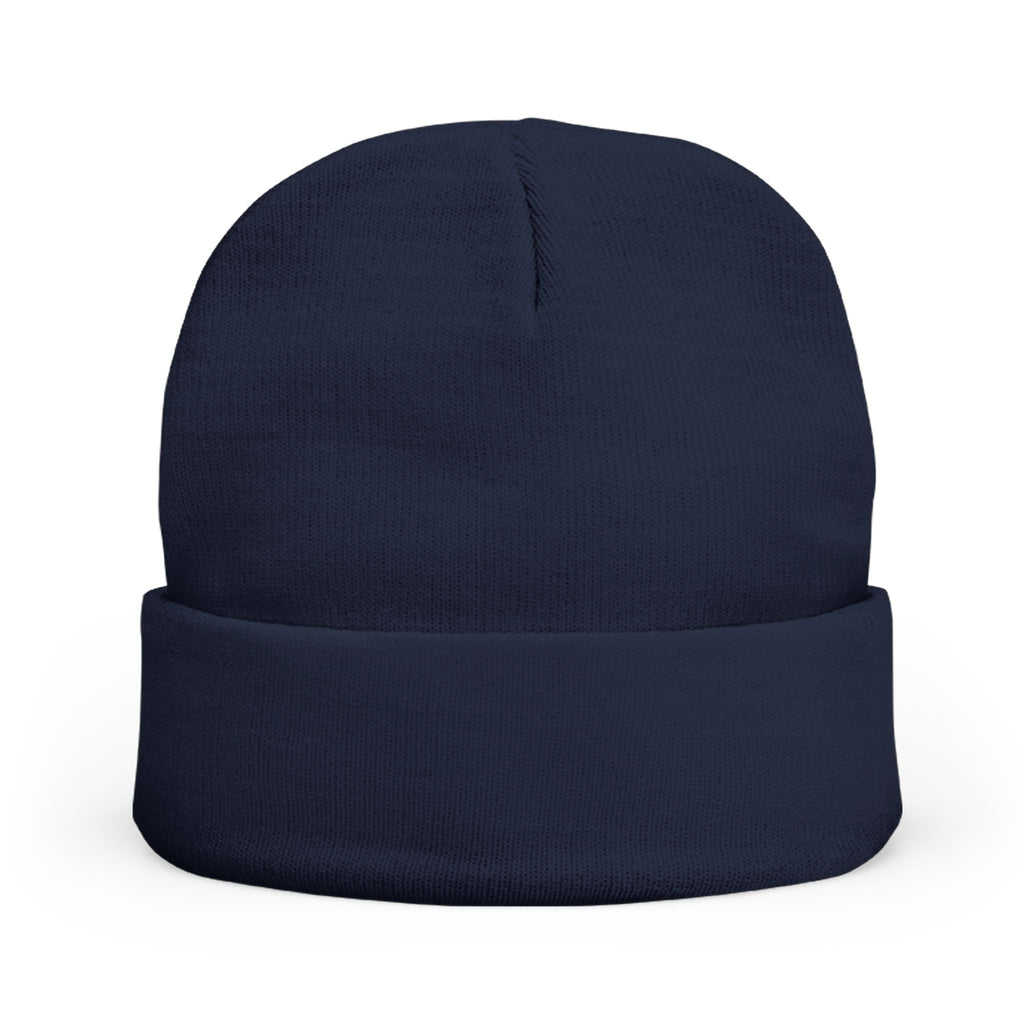 Minimal Gothic Embroidered Knit Beanie — S/H Winter Hat