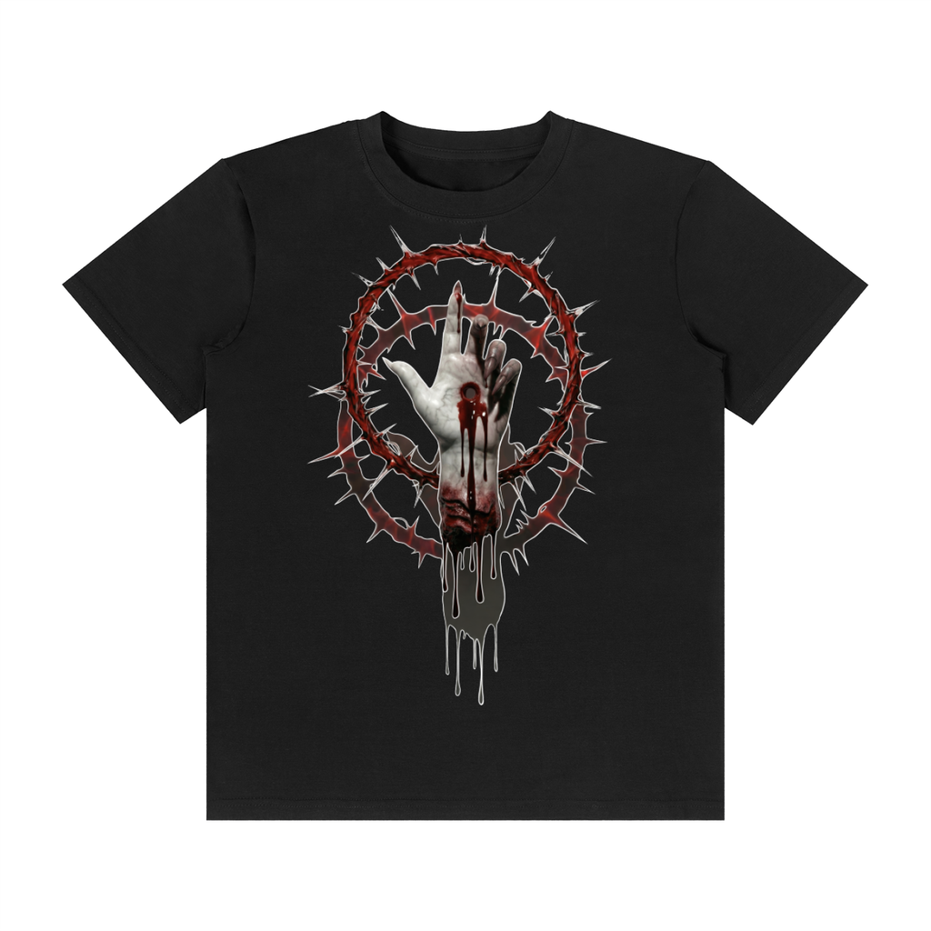 Severed Halo Front Graphic - Unisex Classic Crew Neck Cotton T-Shirt