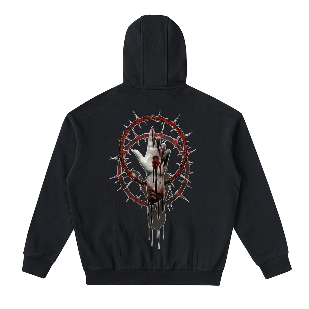 Severed Halo - Drop-Shoulder Zip Up Hoodie