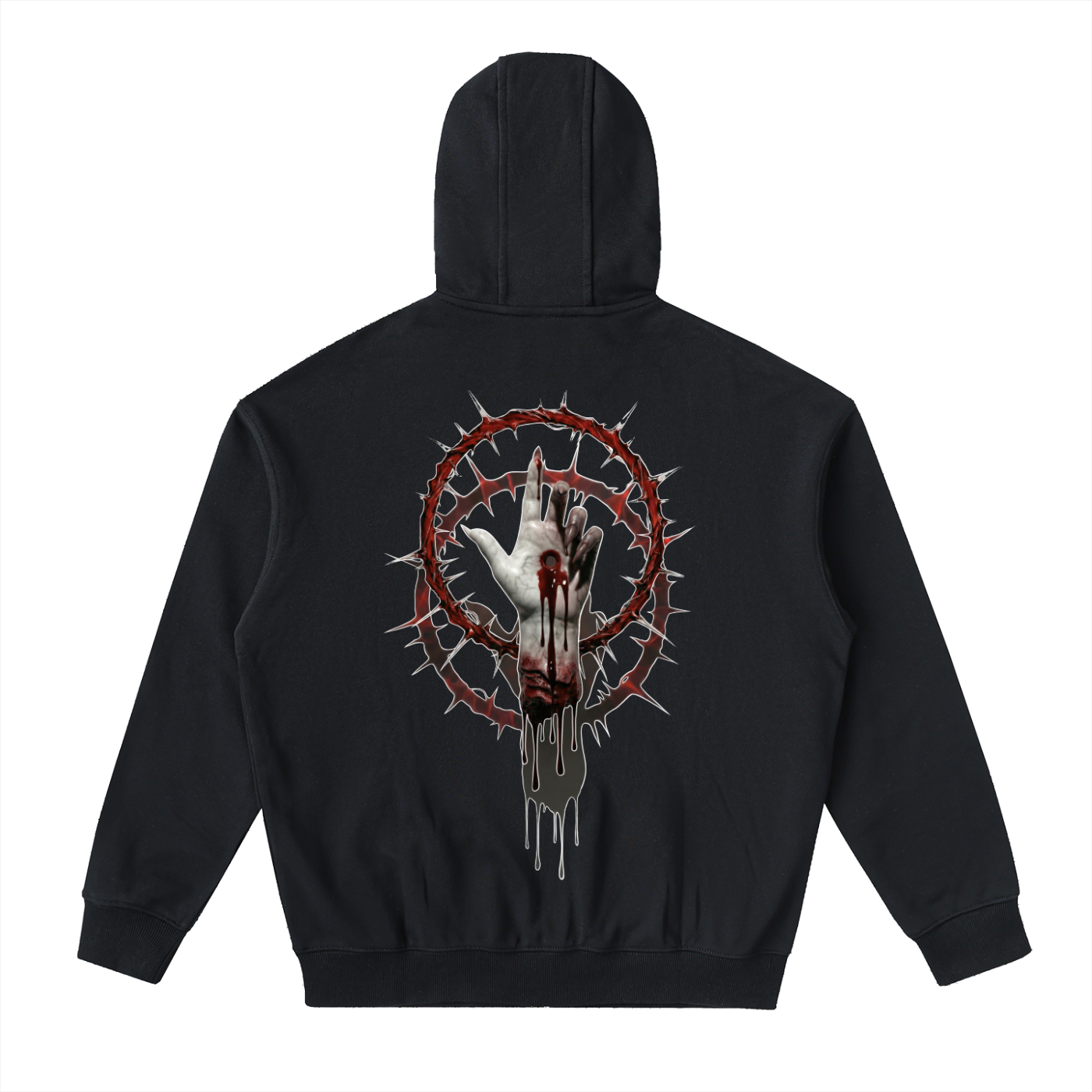 Severed Halo - Drop-Shoulder Zip Up Hoodie