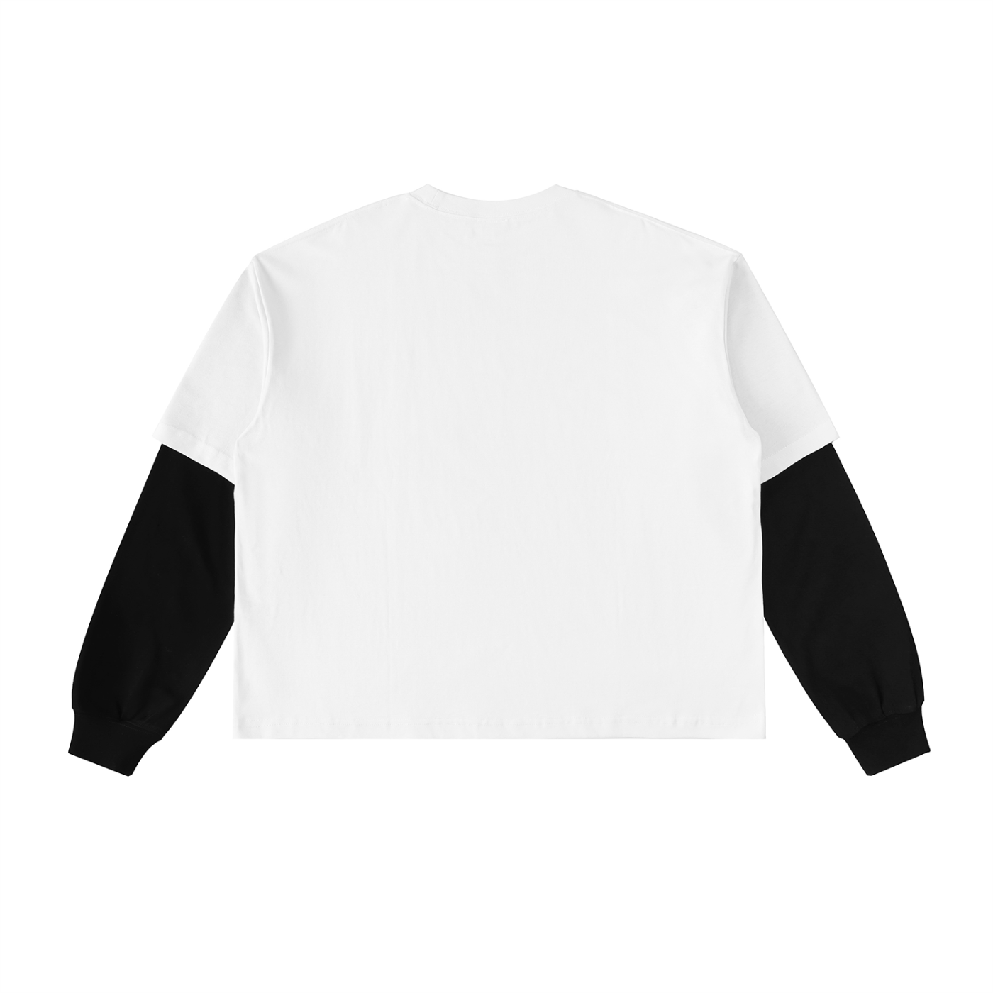 Severed Halo - Layered Contrast Sleeve Cotton T-Shirt