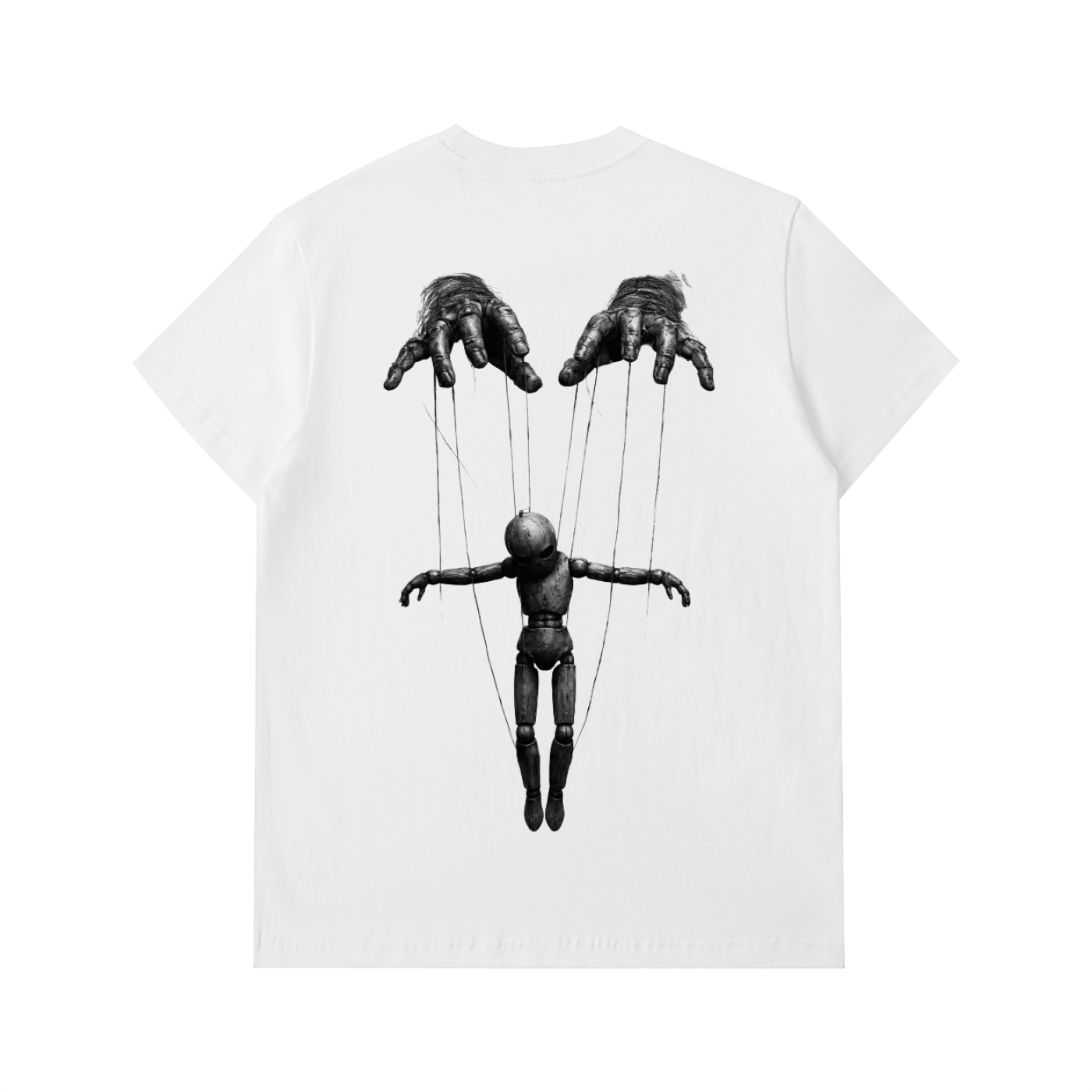 We Are All Puppets - Essential Heavyweight Cotton T-Shirt