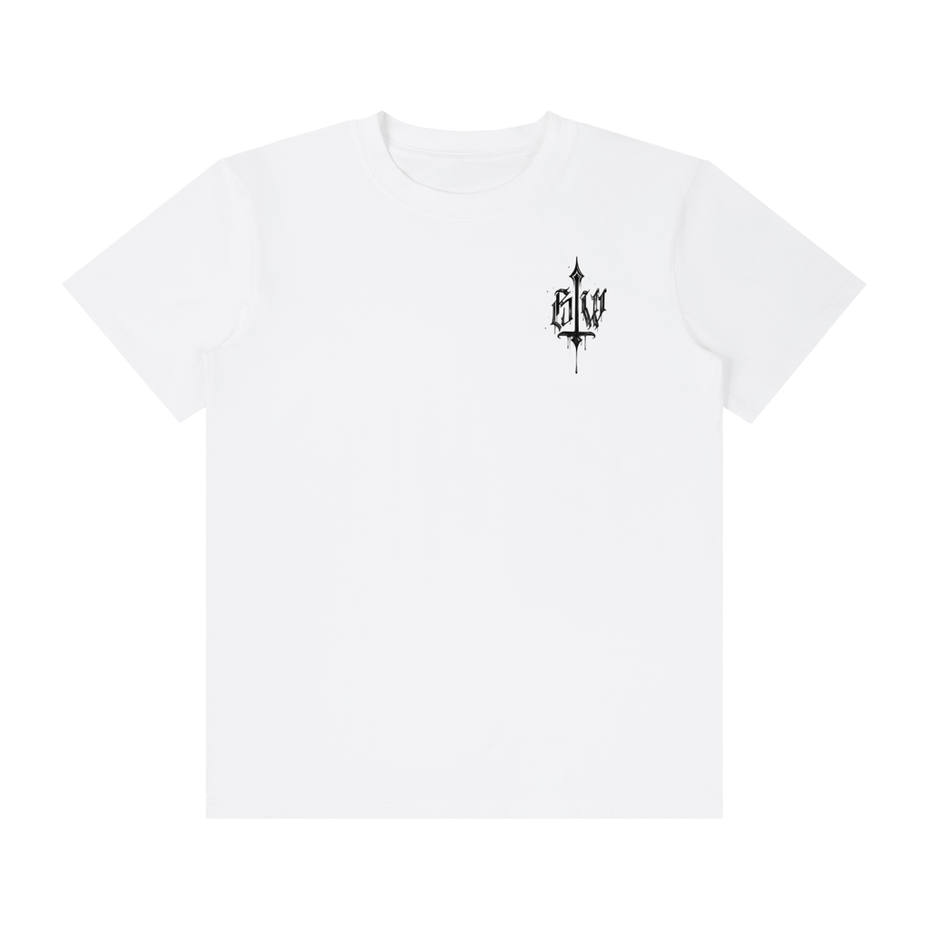 Severed Halo Back Graphic - Unisex Classic Crew Neck Cotton T-Shirt
