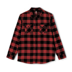 As Above So Below Back Graphic Flannel Shirt