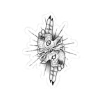 As Above So Below Hands Mystical Occult Sticker — Kiss-Cut Decal