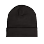 Minimal Gothic Embroidered Knit Beanie — S/H Winter Hat
