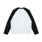 Severed Halo Front Graphic - Color-Blocked Raglan Long-Sleeve T-Shirt