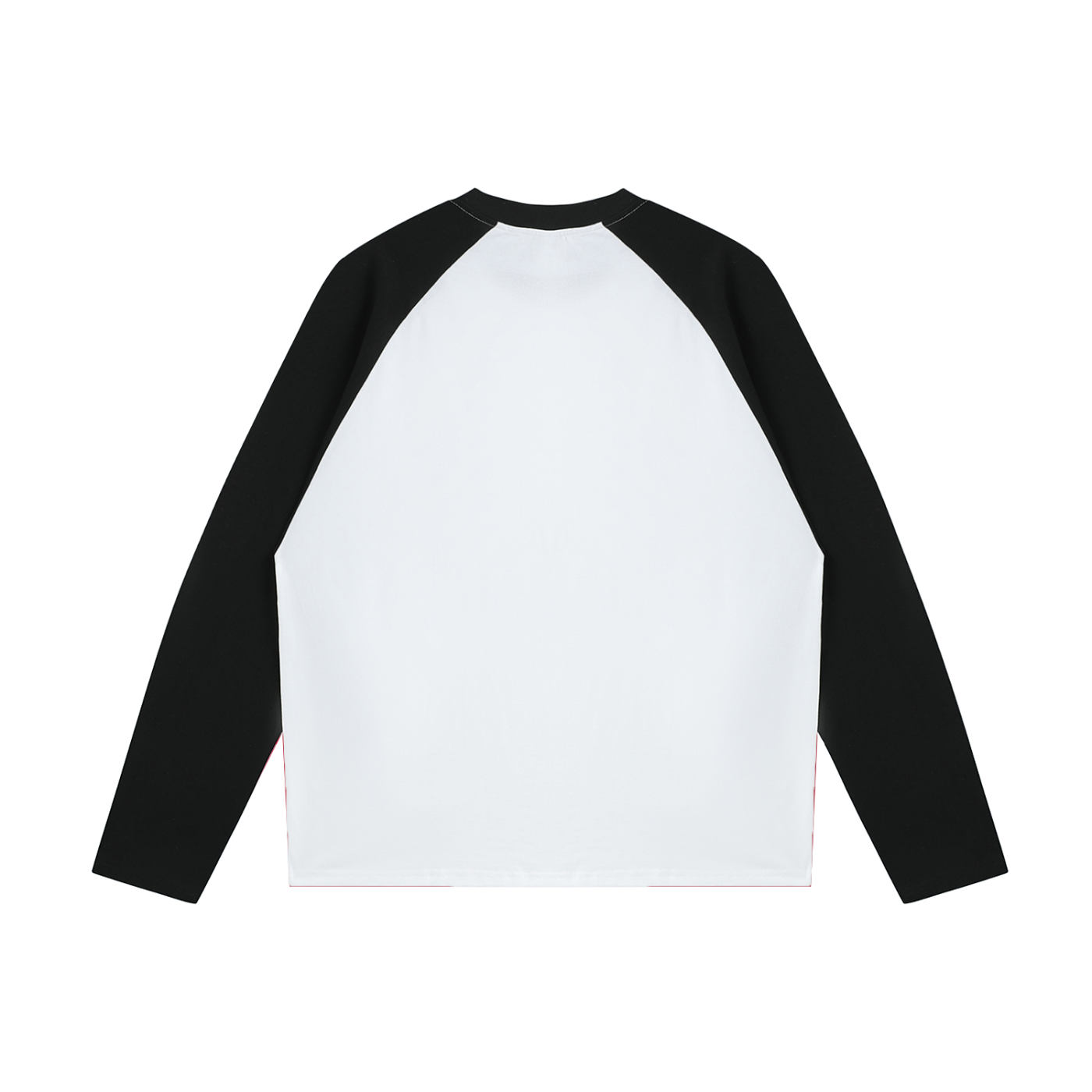 Severed Halo Front Graphic - Color-Blocked Raglan Long-Sleeve T-Shirt