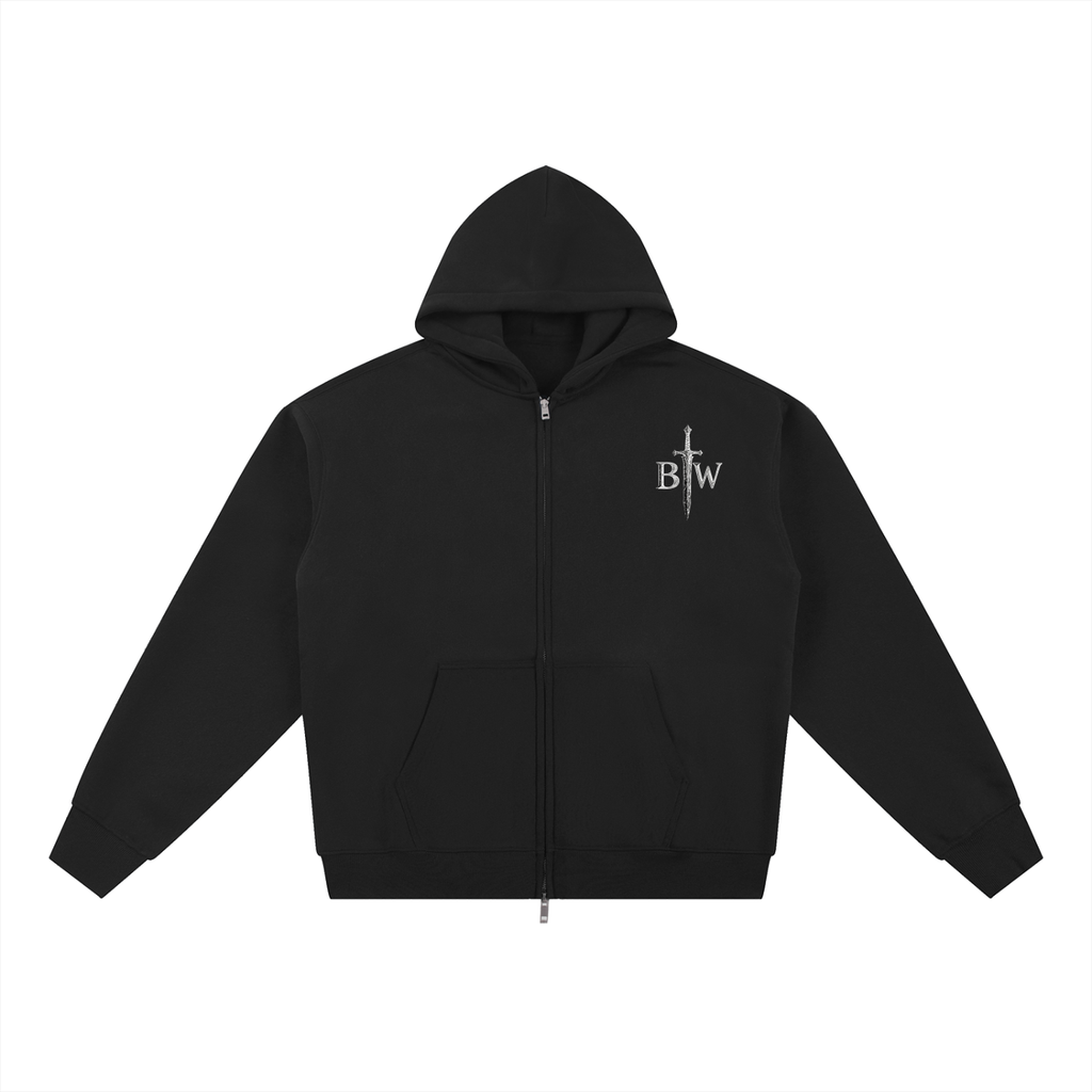 Saint Sebastian - Essential Fleece Zip-Through Hoodie