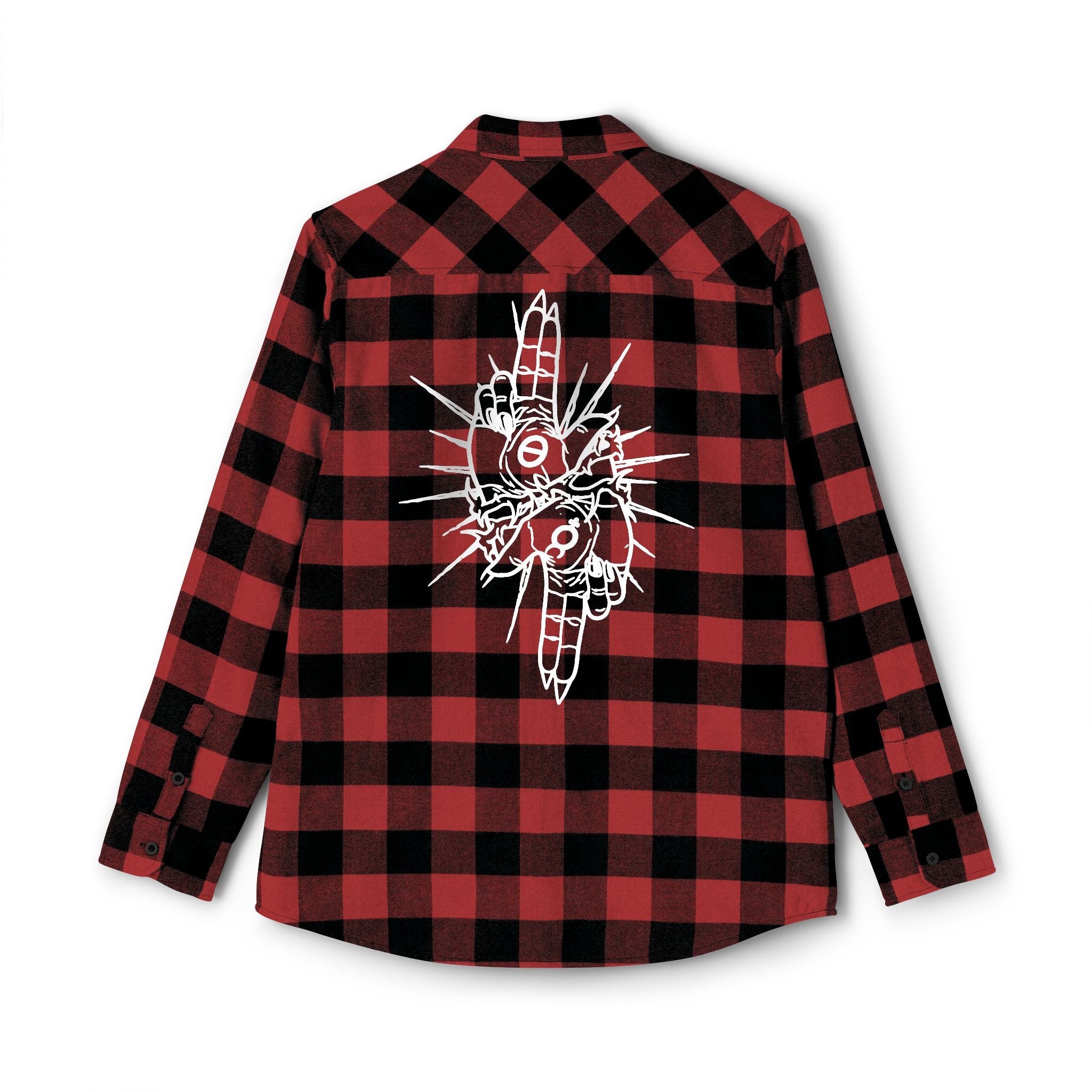 As Above So Below Back Graphic Flannel Shirt
