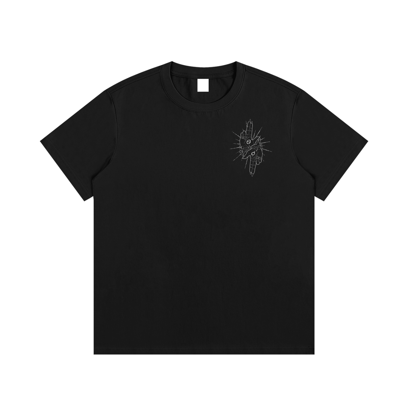 The Eye Charcoal drawing - Essential Cotton T-Shirt
