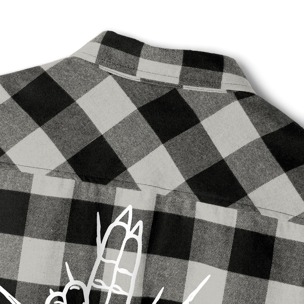 As Above So Below Back Graphic Flannel Shirt