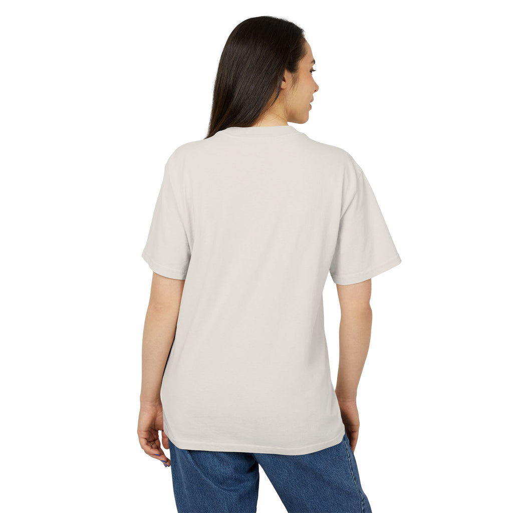 Minimal S/H Logo Embroidered Tee — Centered Graphic