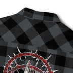 Severed Halo - Flannel Shirt — Graphic Back Print