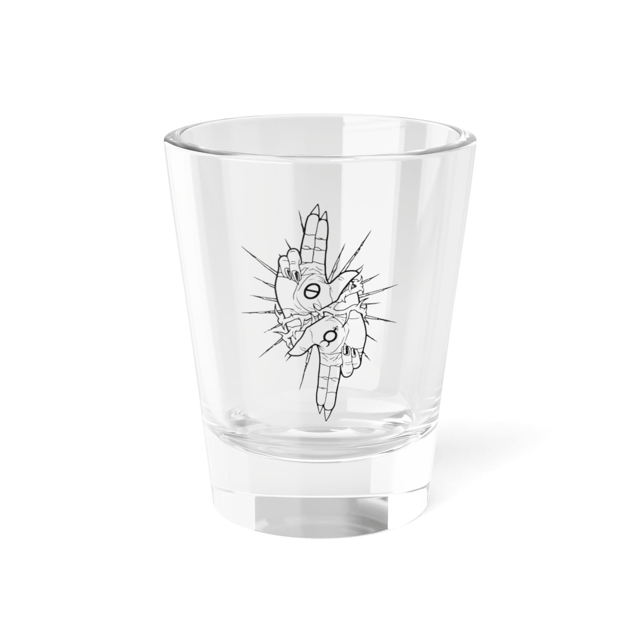 As Above So Below Gothic Shot Glass — 1.5 oz