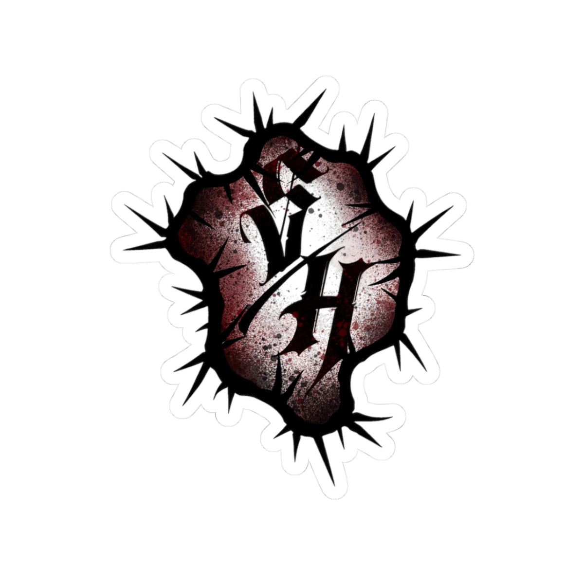 Kiss-Cut Sticker — S/H Minimal Vinyl Decal