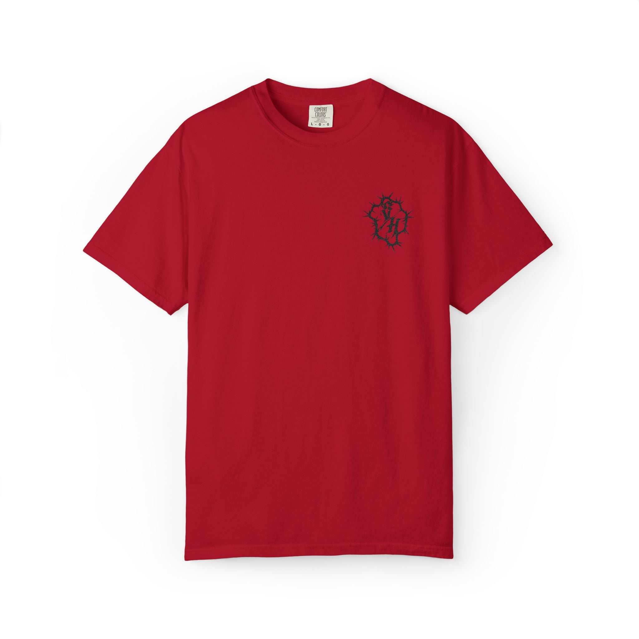 Embroidered Pocket Logo T-Shirt — Custom Color Choice