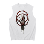 Severed Halo Front Graphic - Men's Sleeveless Cotton Tank Top