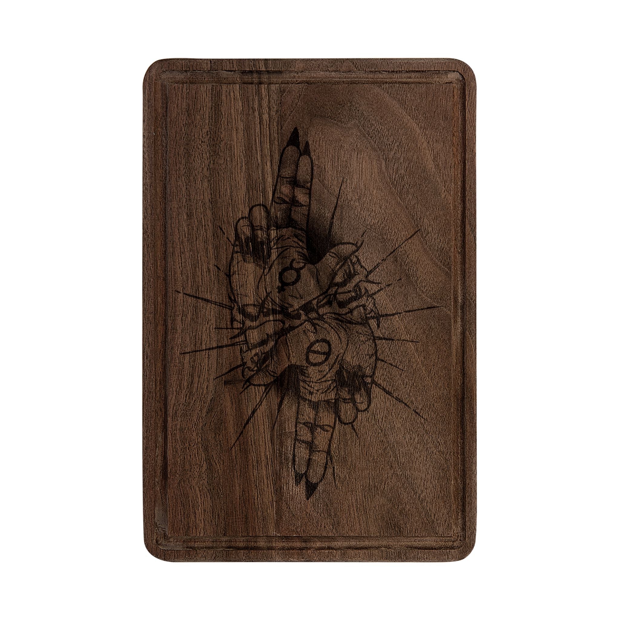 As Above So Below Engraved Wooden Cutting Board