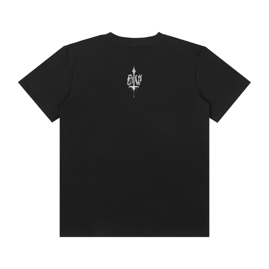 Severed Halo Front Graphic - Unisex Classic Crew Neck Cotton T-Shirt