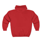 Severed Halo Zip Hoodie — Embroidered Logo Zip-Up Sweatshirt