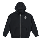 Severed Halo - Drop-Shoulder Zip Up Hoodie