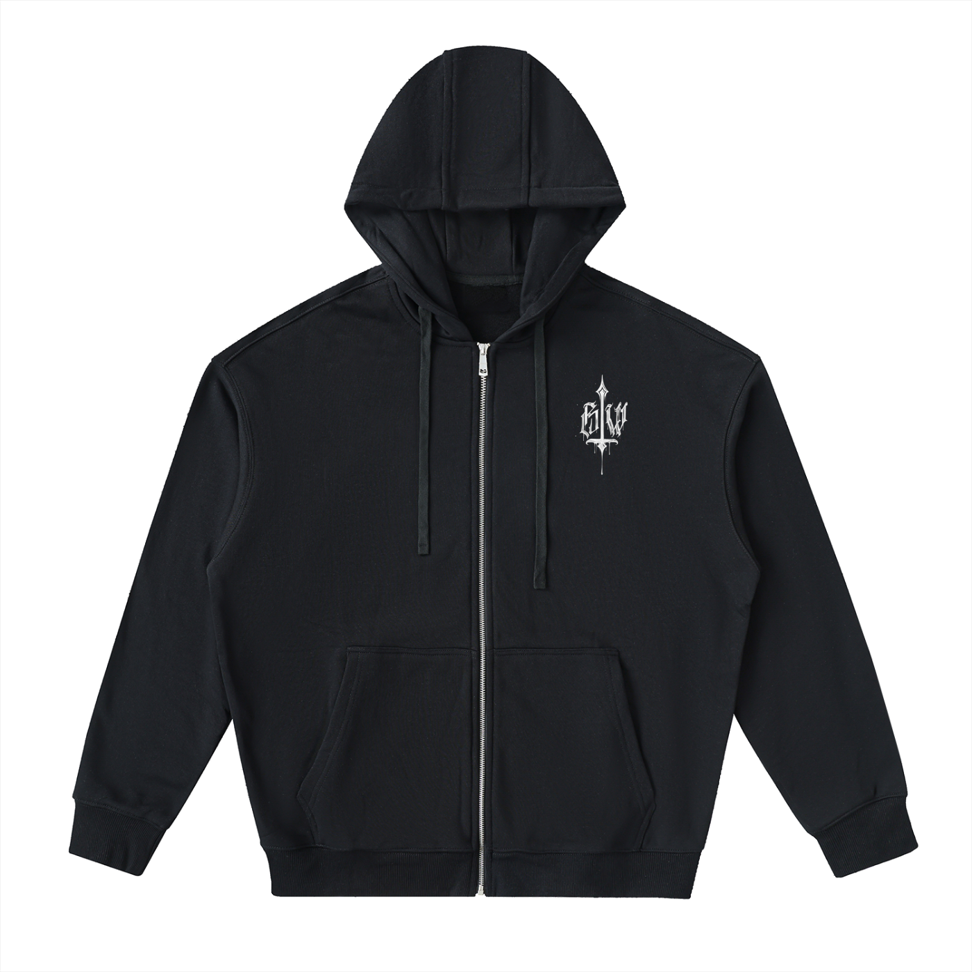 Severed Halo - Drop-Shoulder Zip Up Hoodie