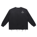 Salome - Snow Wash Raw Edge Cotton T-Shirt
