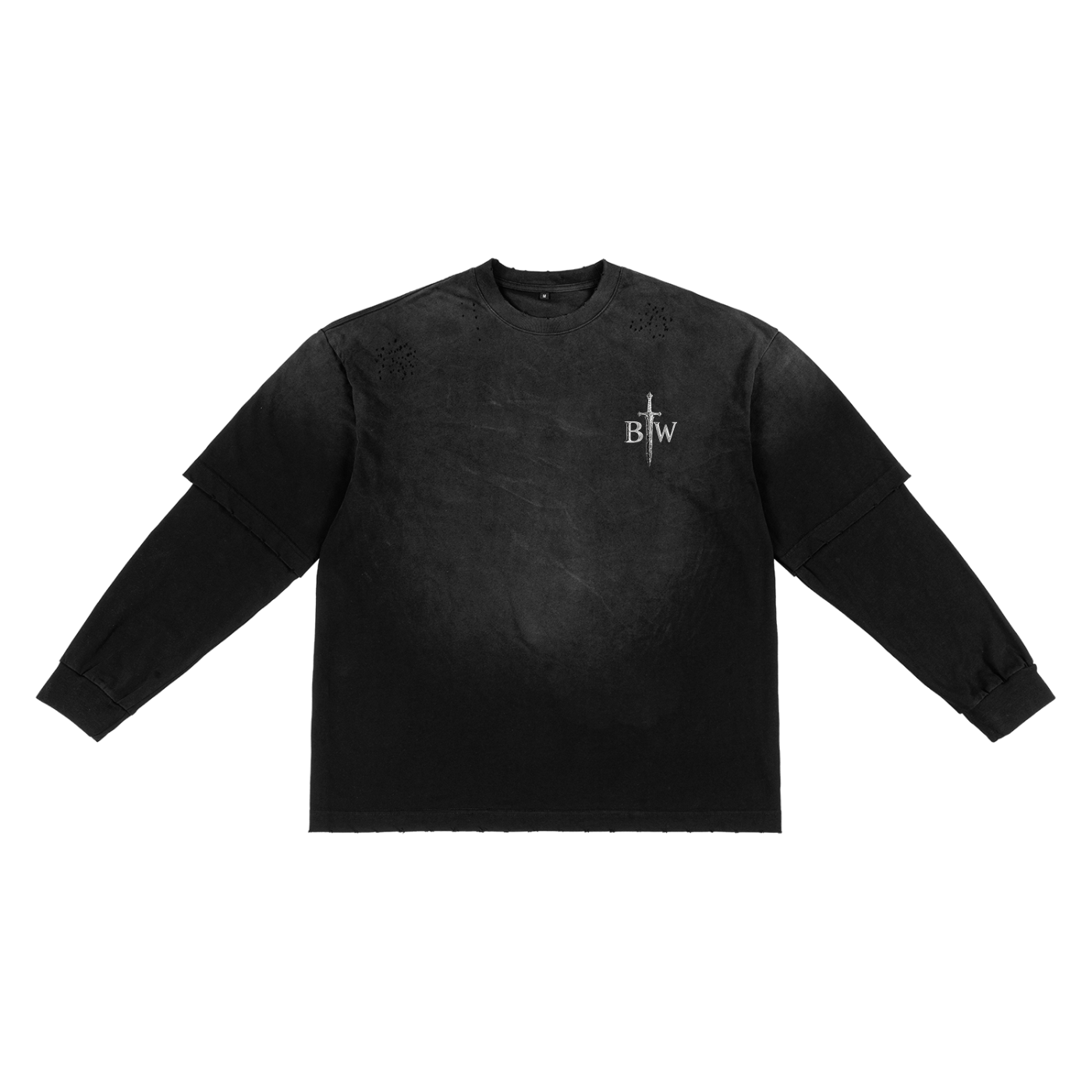 Longsleeve,Layered,90s,gothic,streetwear,gothicfashion,Unisex,oversized,art,tattoo