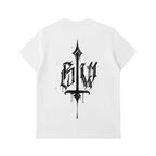 Calligraphy Cross - Essential Heavyweight Cotton T-Shirt