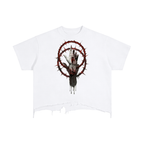 Severed Halo - Vintage Wash Boxy Distressed Hem T-Shirt