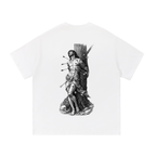 Saint Sebastian with Cross logo -  Essential Cotton T-Shirt