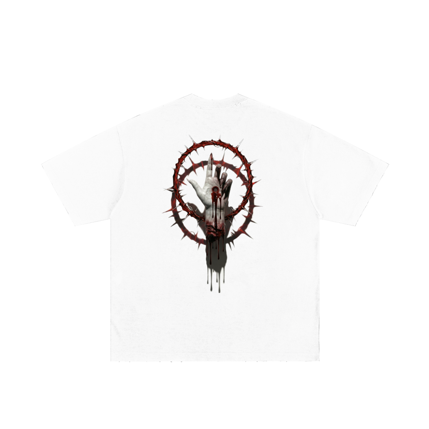 Severed Halo - Heavyweight Hand-frayed T-Shirt
