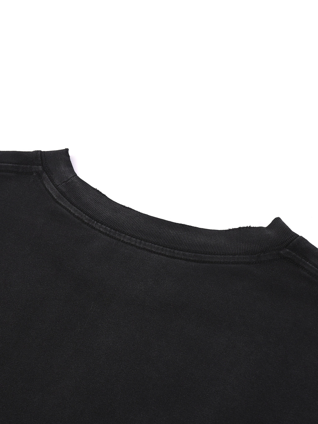 Salome - Snow Wash Raw Edge Cotton T-Shirt