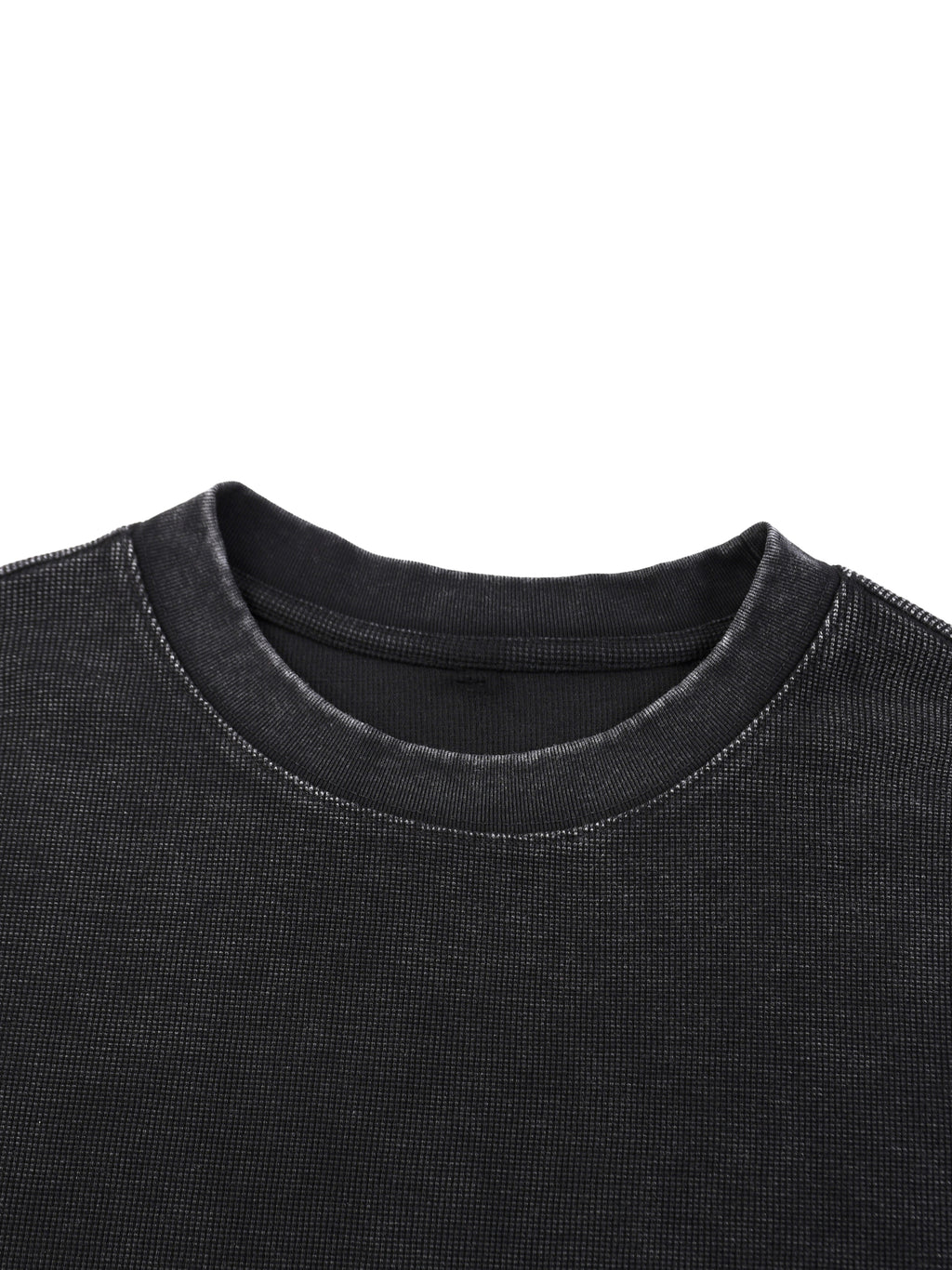 Calligraphy Cross - Mineral Wash Waffle Oversized T-Shirt