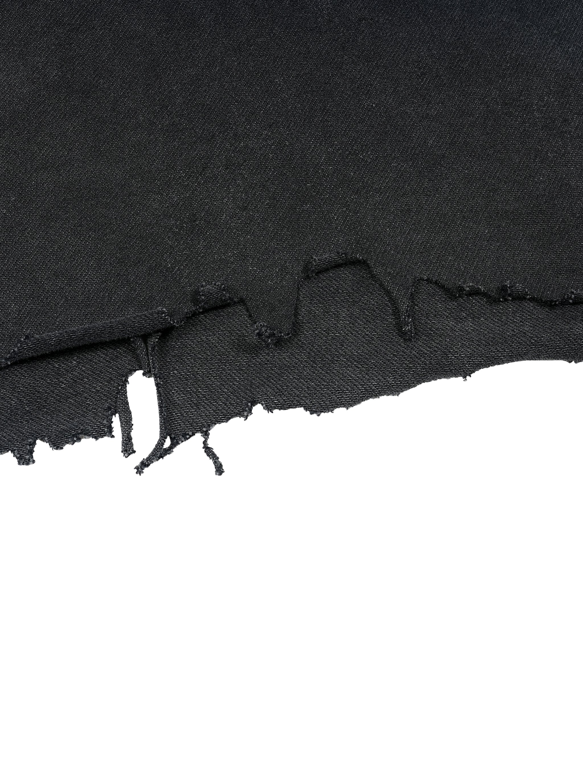 As Above So Below - Cropped Vintage Wash Boxy Distressed Hem T-Shirt